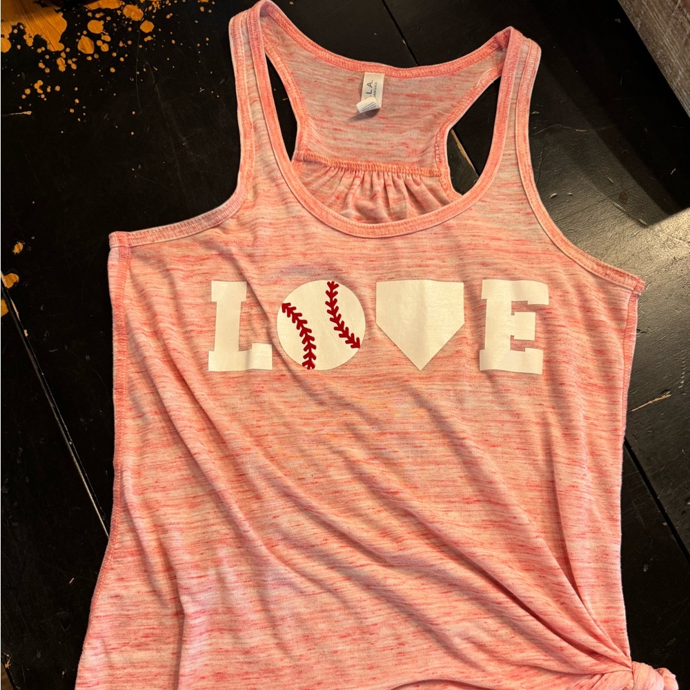 “L⚾️VE” baseball tank